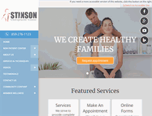 Tablet Screenshot of drjeffreystinson.com